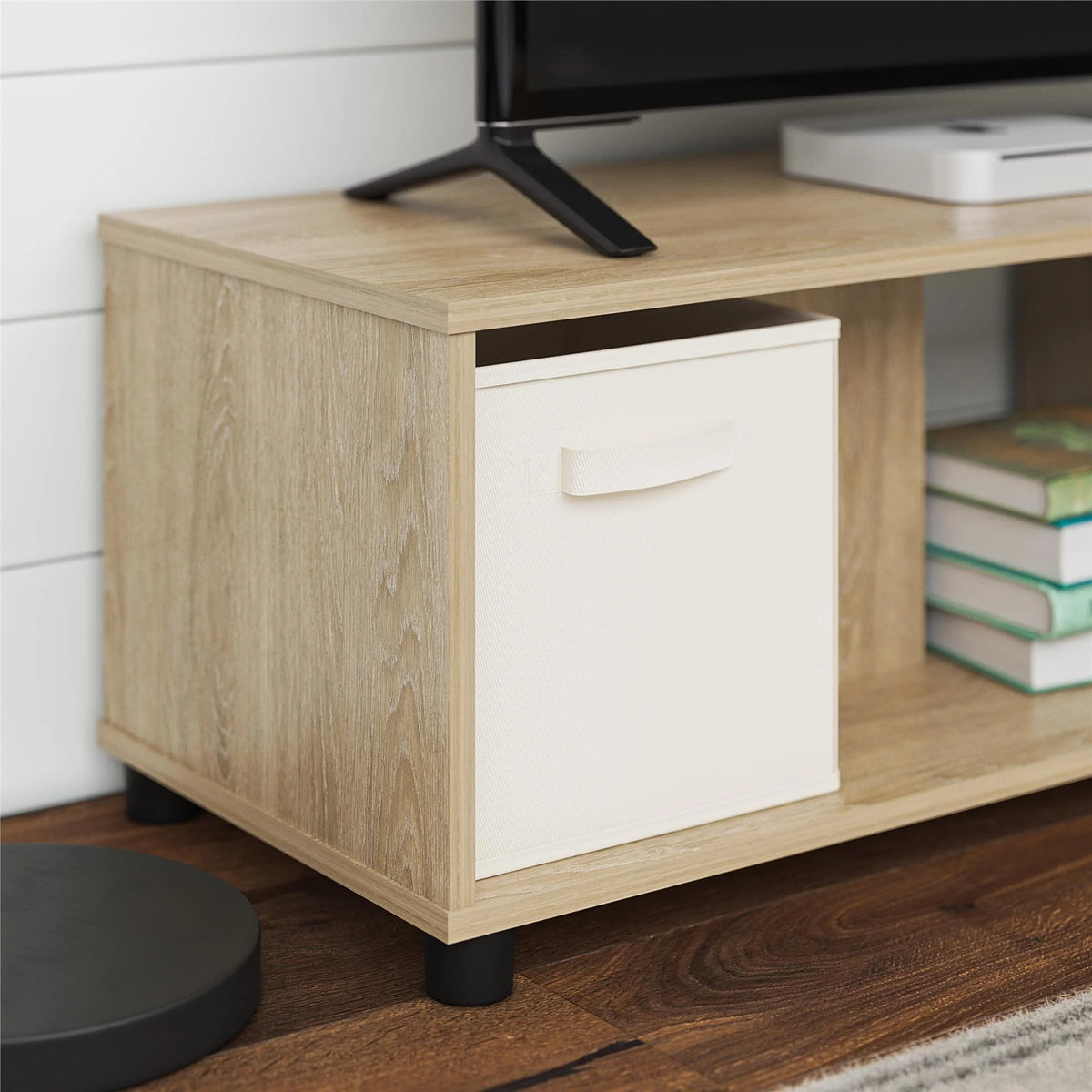 Adjustable Stacking TV Stand up to 70 inches Natural B91244