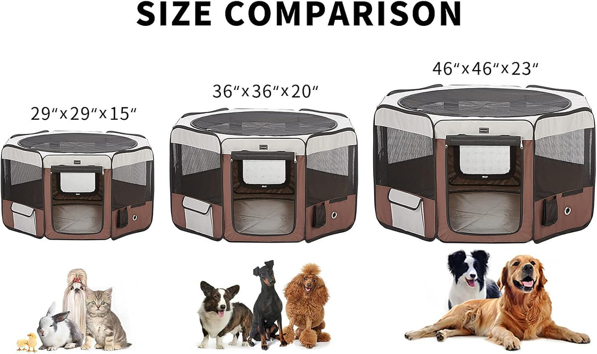 Portable Dog Playpen with Carrying Case I2642