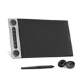 Bluetooth Wireless Graphics Drawing Tablet with Dual Dials Battery-Free Stylus N505936
