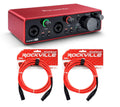 USB Audio Recording Interface and XLR Cables R92477