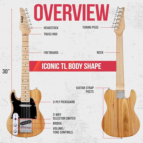 30” Green Electric Guitar Paulownia Wood Body Y82665
