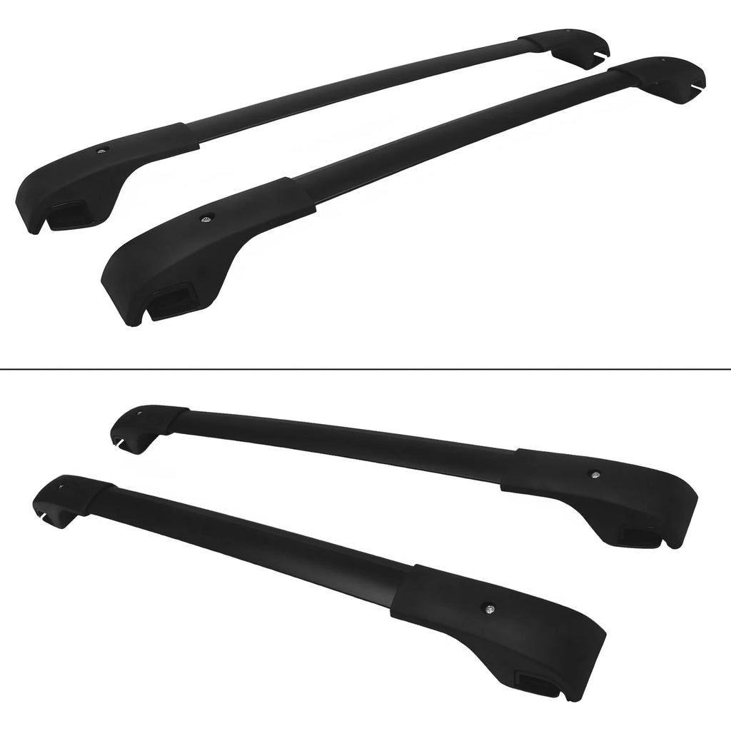 Black Aluminum Roof Rack Cross Bar Cargo Carrier 2PCS X9833
