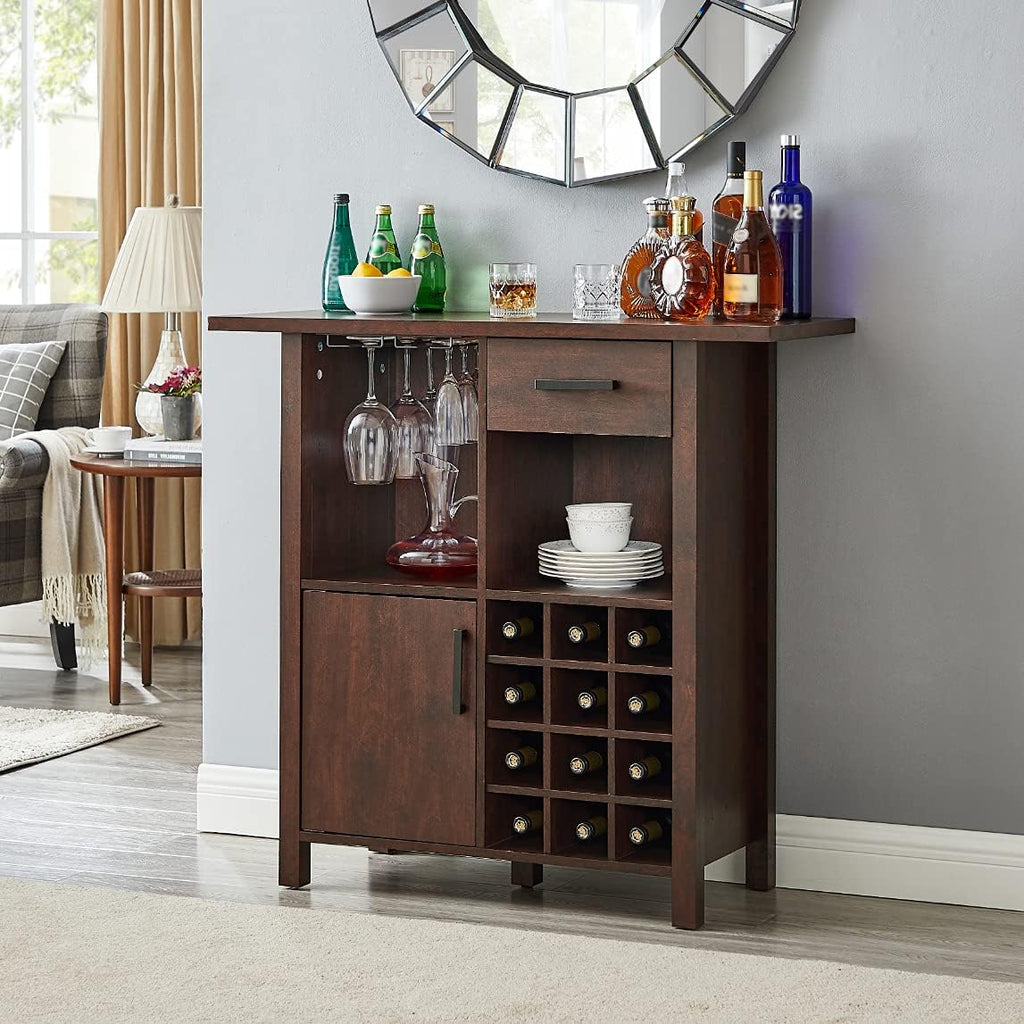 Stone Grey Bar Cabinet Server H59972