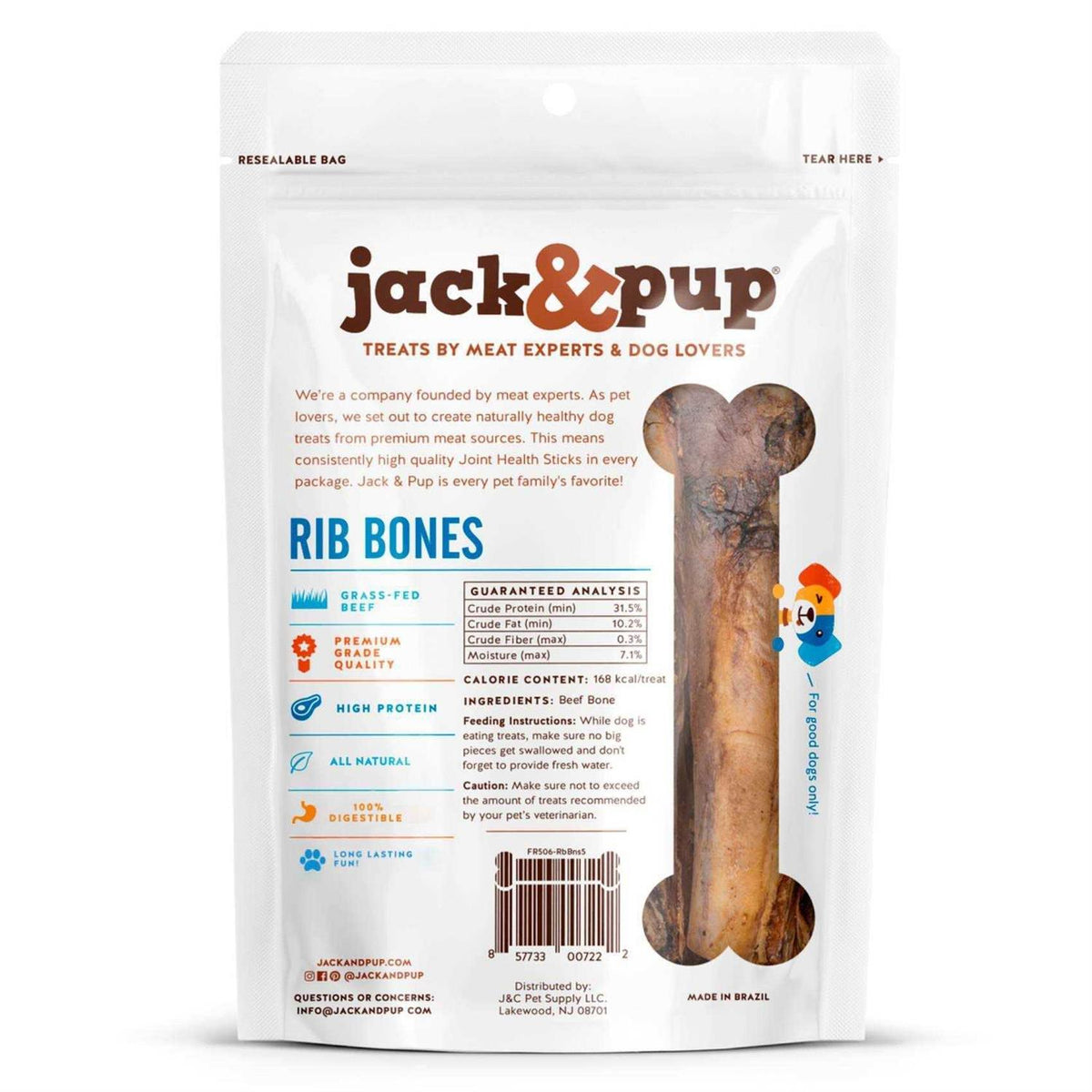 Rib Bones Beef Dog Treats F901