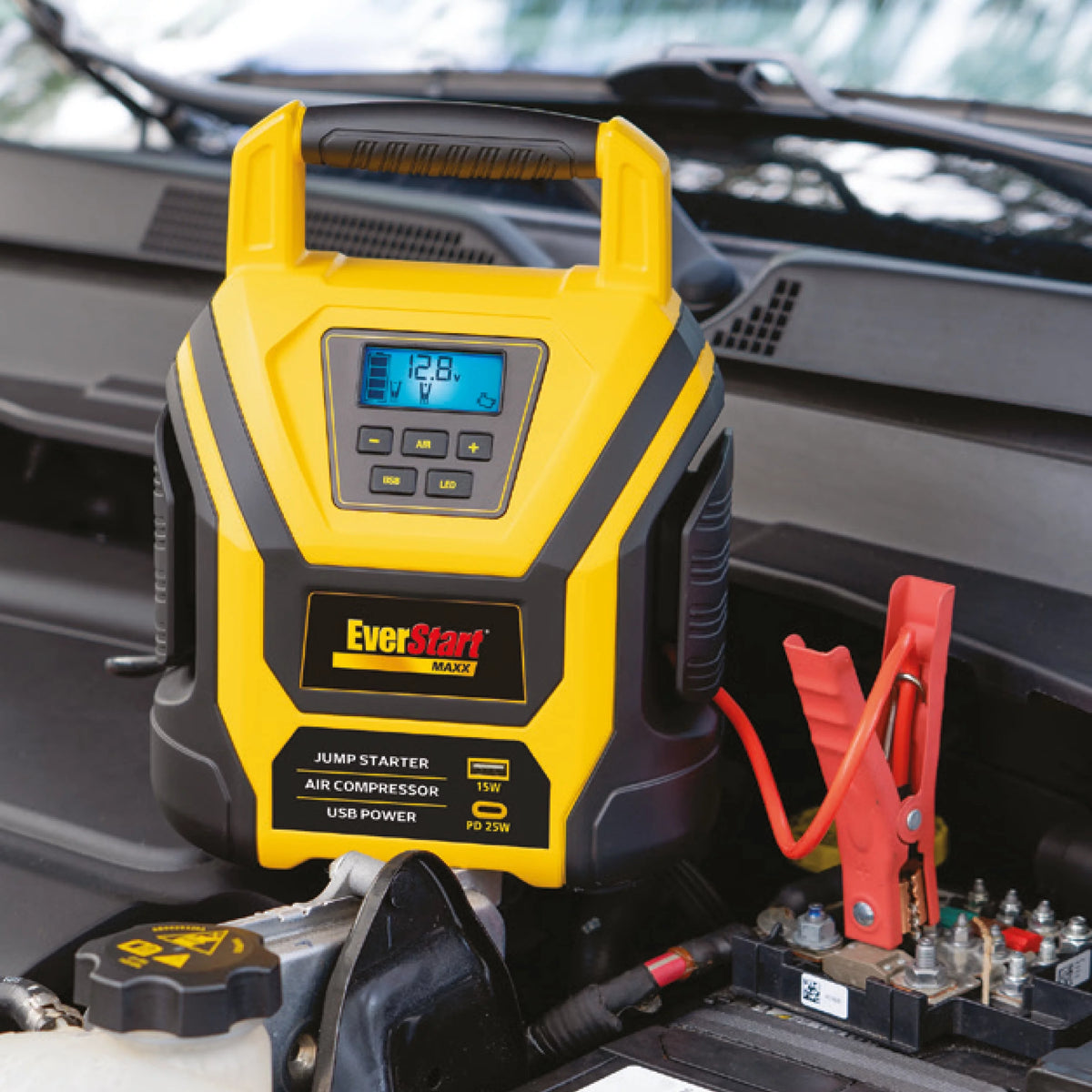 1600 Amp Lithium Jump Starter with Air Compressor X70257