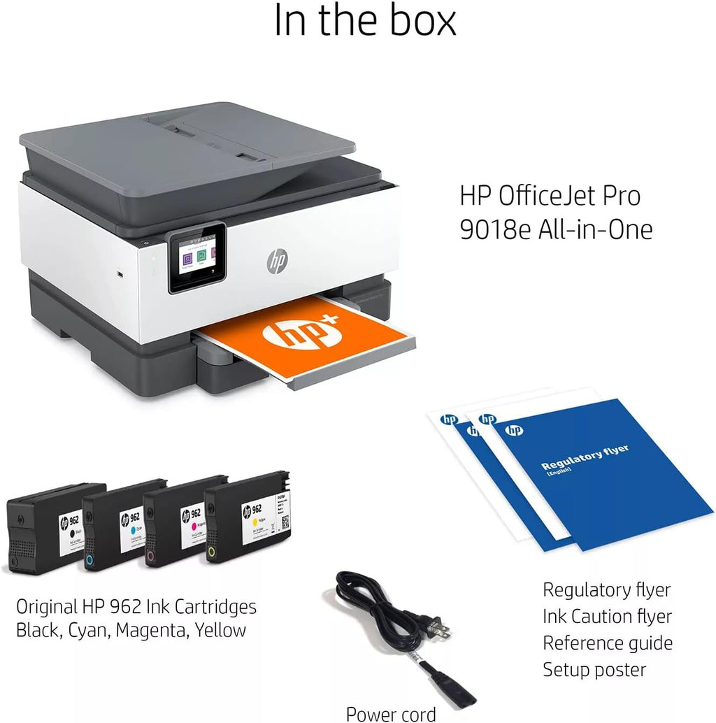 HP OfficeJet Pro All-in-One Wireless Color Inkjet Printer, Gray X5474