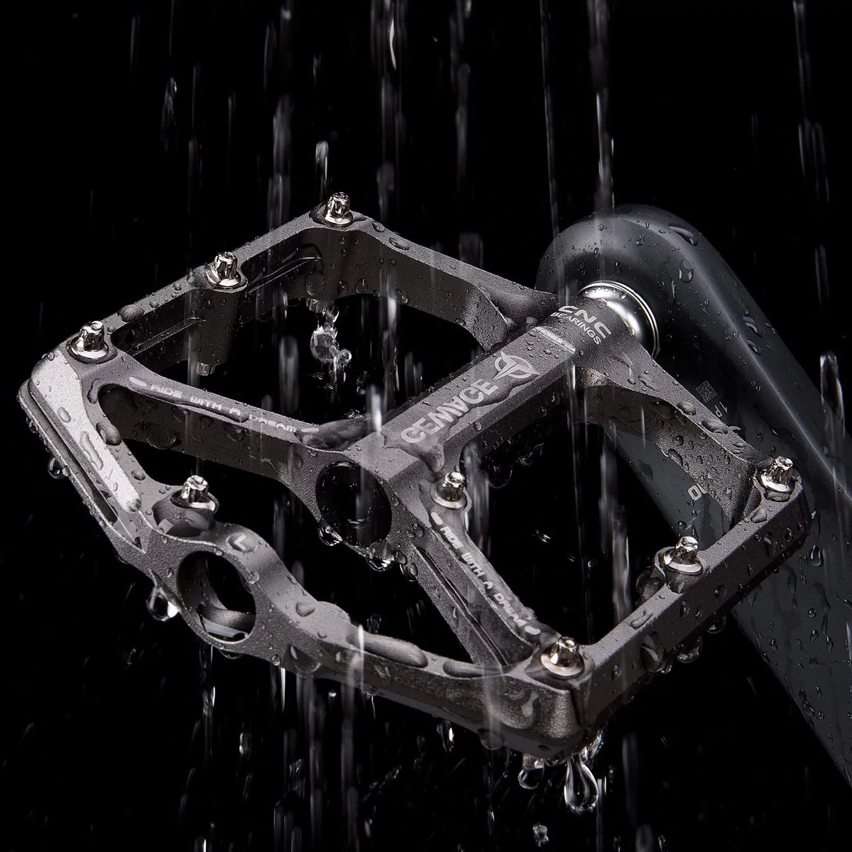 3 Bearings 9/16” CNC Machined Flat Bike Pedals X688