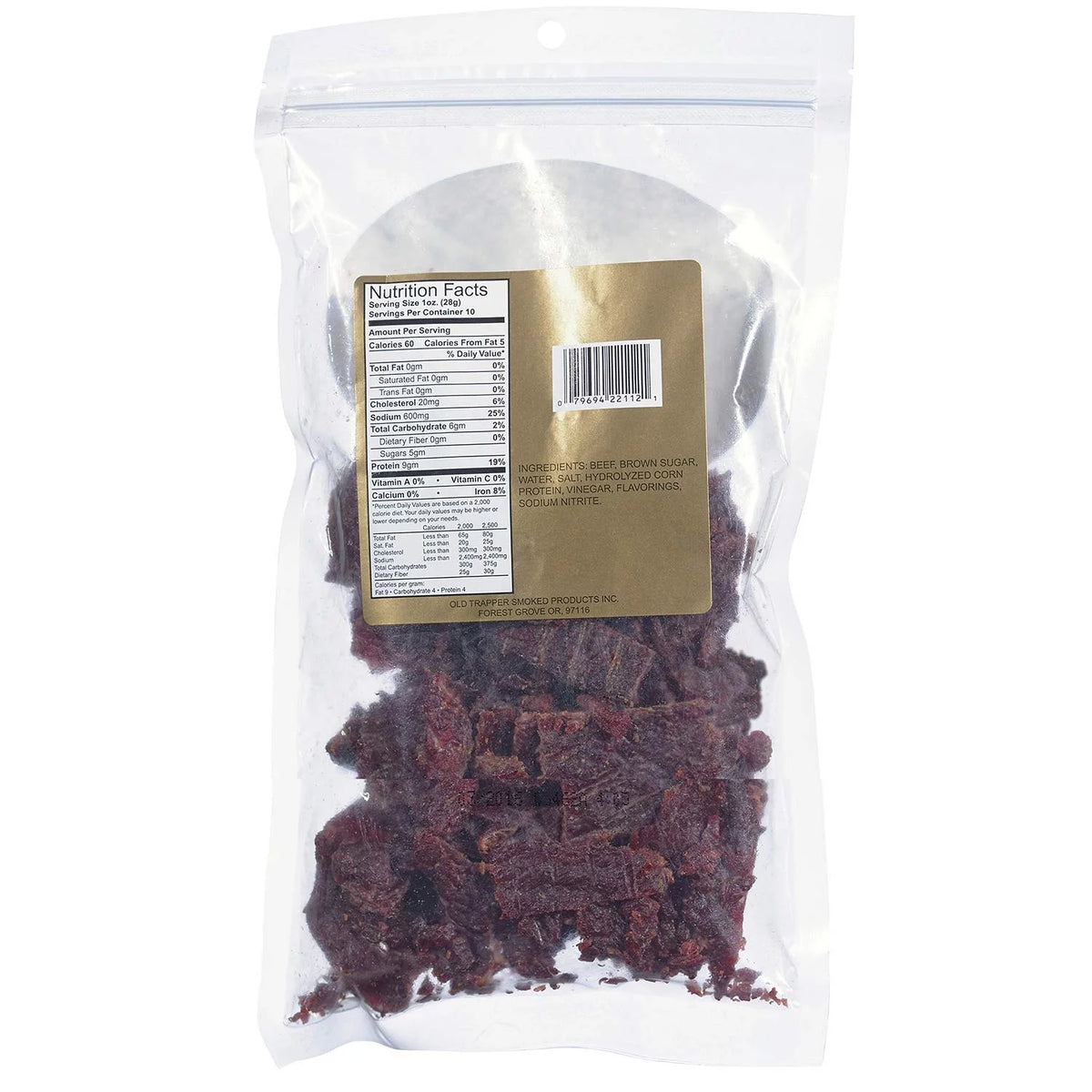 10 oz. Traditional Style Beef Jerky A328