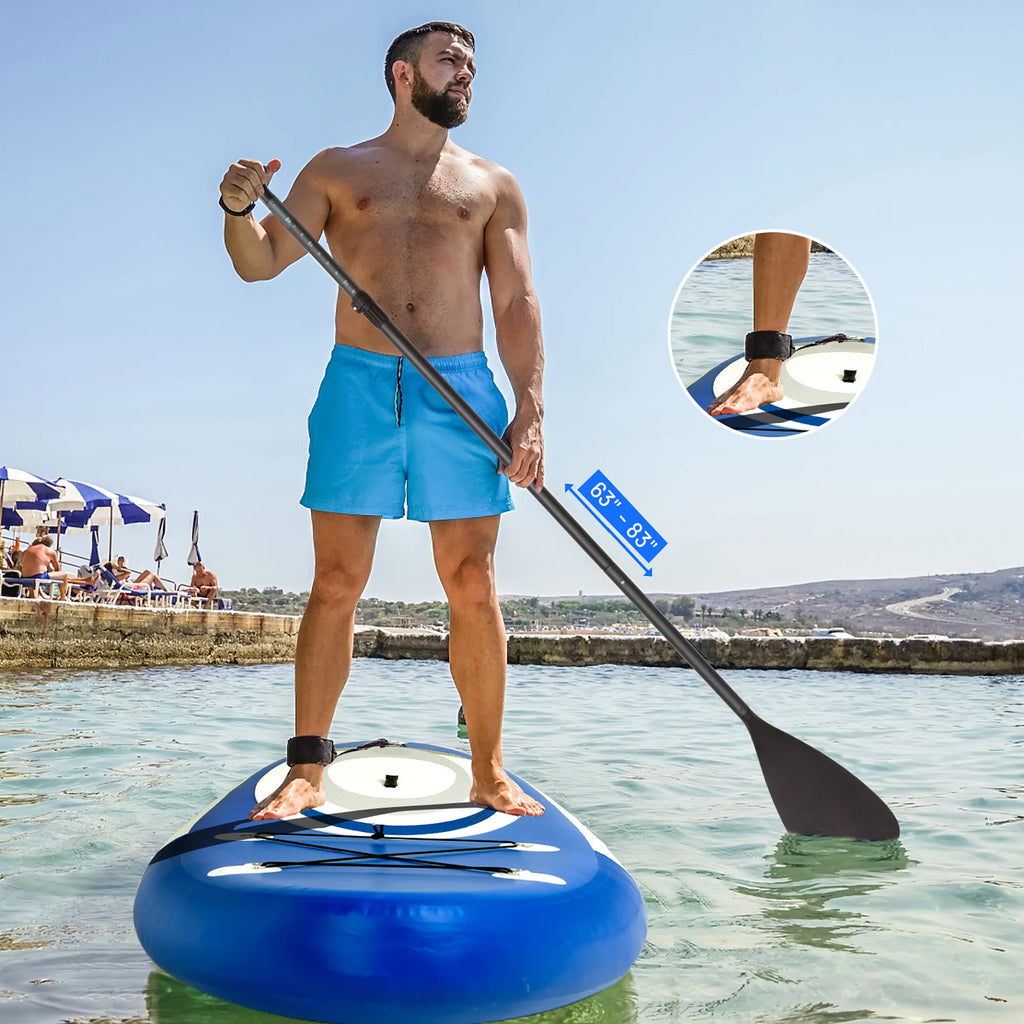 10' Inflatable Stand Up Paddle Board with Bag Paddle Pump E648313