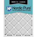 12x25x1 MERV 14 Carbon AC Furnace Filters Qty 12 A2857