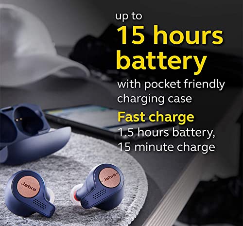 True Wireless Earbuds with Charging Case, Copper Black V60231