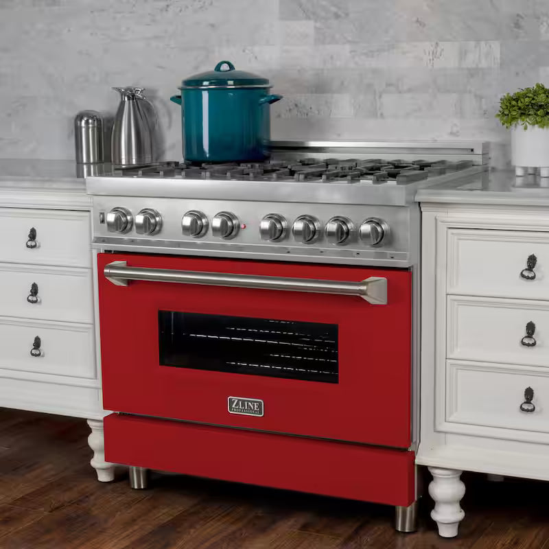 6 Burner Dual Fuel Range with Stainless Steel Z2616