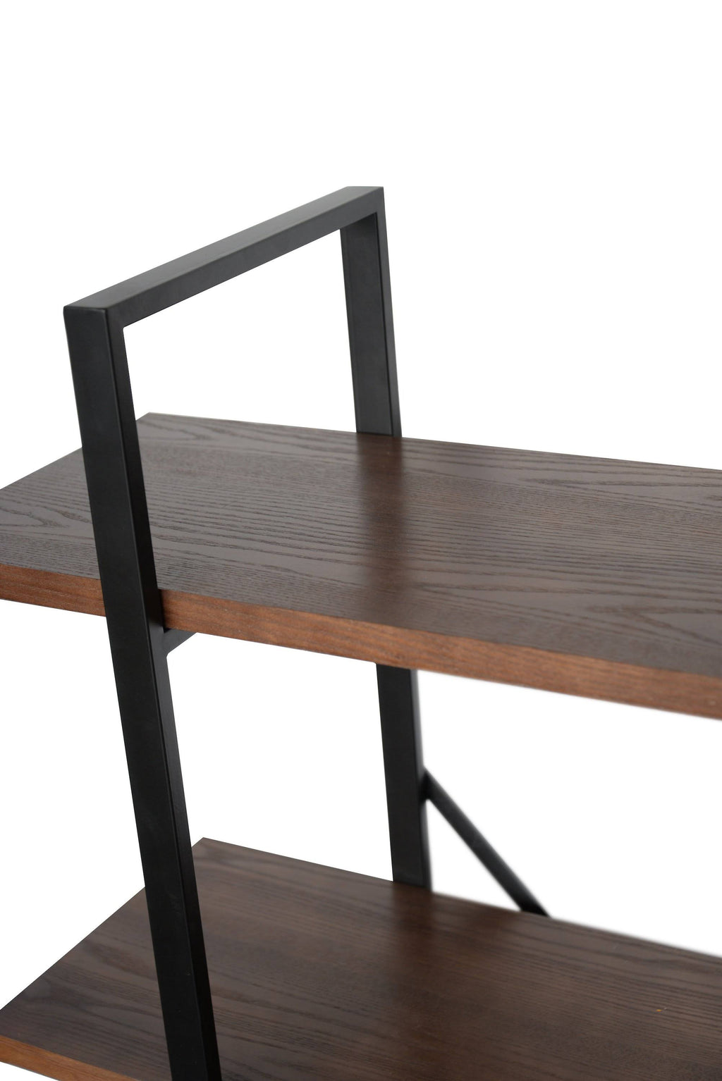 Walnut Brown 4 Shelf Etagere Bookcase O329947