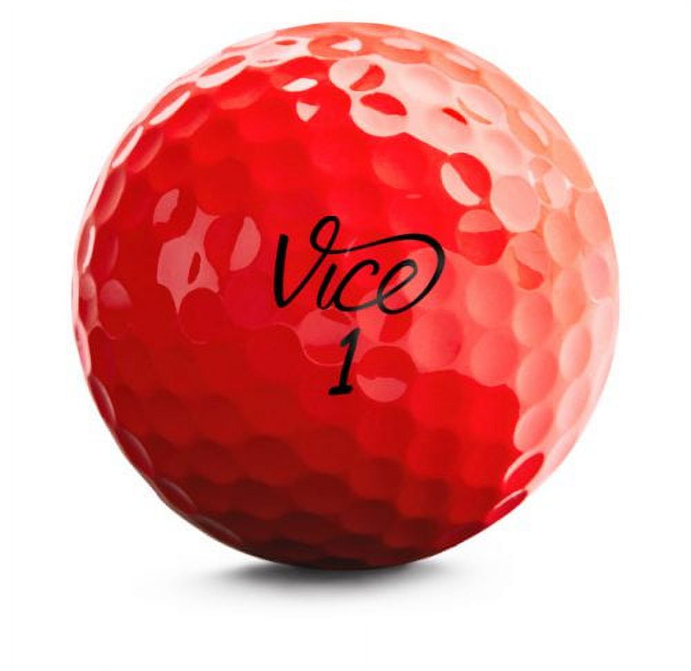 Neon Red Golf Balls, 12 Pack L335