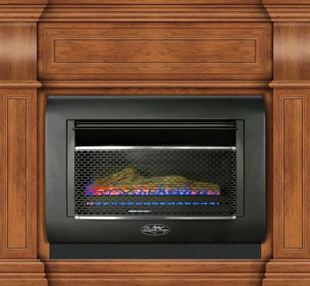 Vent Less Gas Wall Fireplace 26,000BTU Toasted Almond P453313