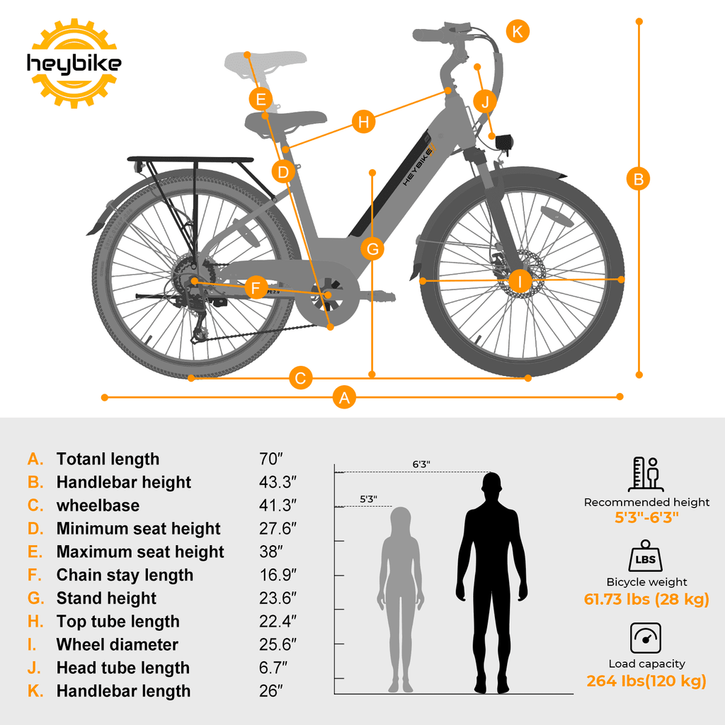 500W Electric City Cruiser Bicycle with 36V 13Ah Removable Battery T529680