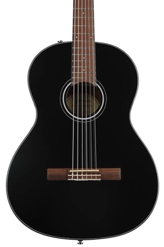 Black Nylon String Acoustic Guitar T5086
