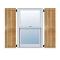 Framed Board-n-Batten Shutters, Rough Sawn Western Red Cedar (Per Pair) P962256
