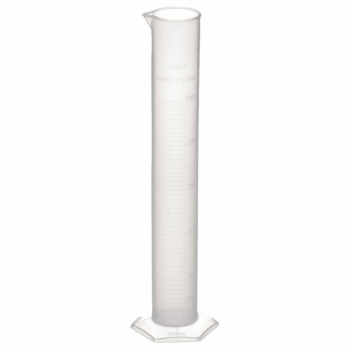 250Ml PP Graduated Cylinder, PK 12 L43229