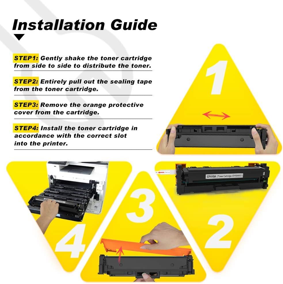 4PK 410A Toner Cartridge Set X95738