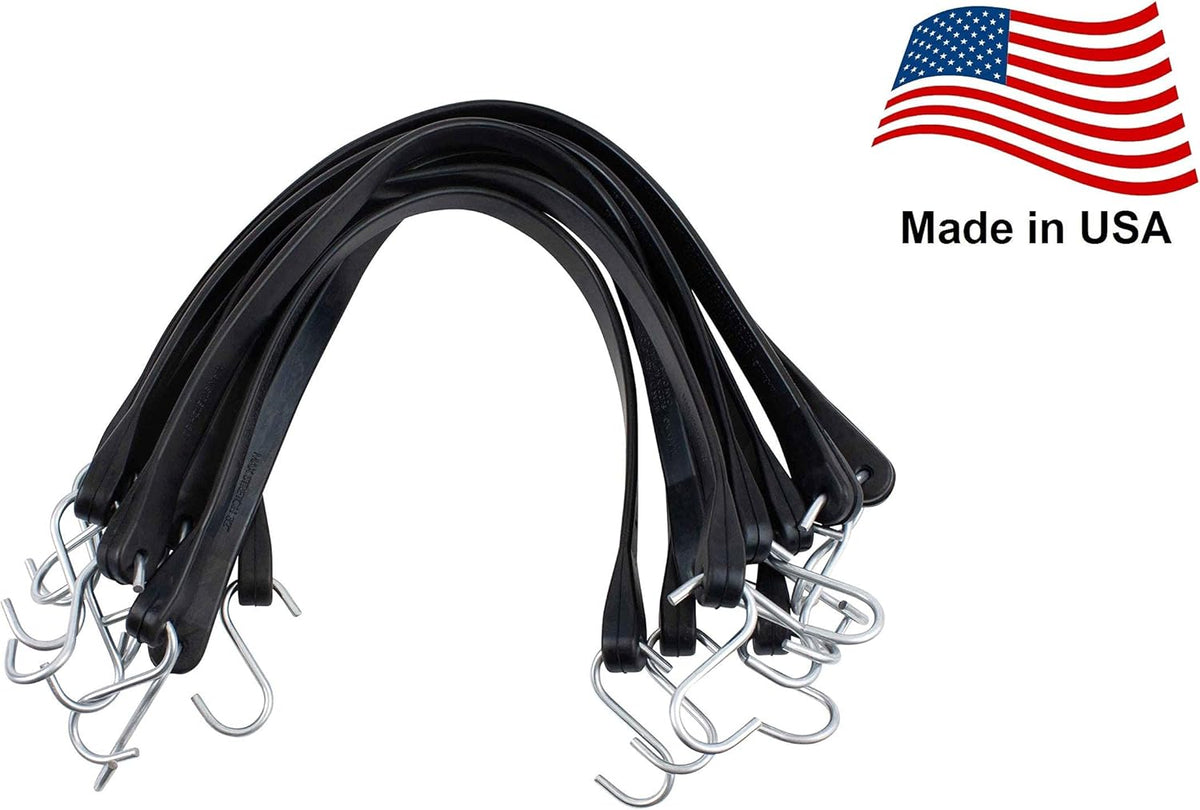 EPDM Rubber Bungee Straps 50 Pack B7411