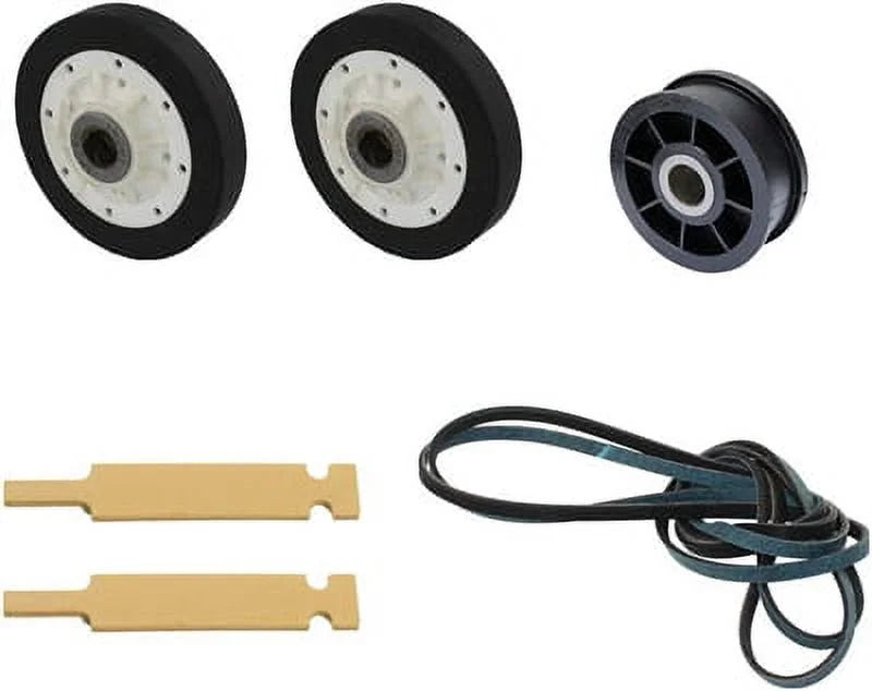 Dryer Maintenance Kit with Rollers, Glides, and Belt H7495