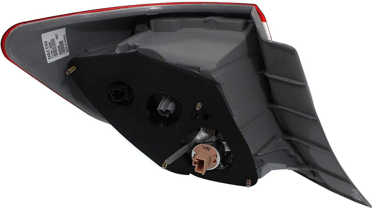 Tail Light Assembly Compatible with 2012-2014 Toyota Camry Outer Red and Clear Lens Passenger Side Pack of 2 A86674