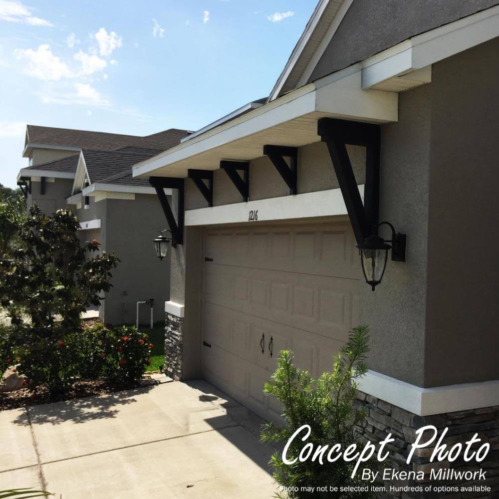 Traditional Block Smooth Bracket, Western Red Cedar G291995