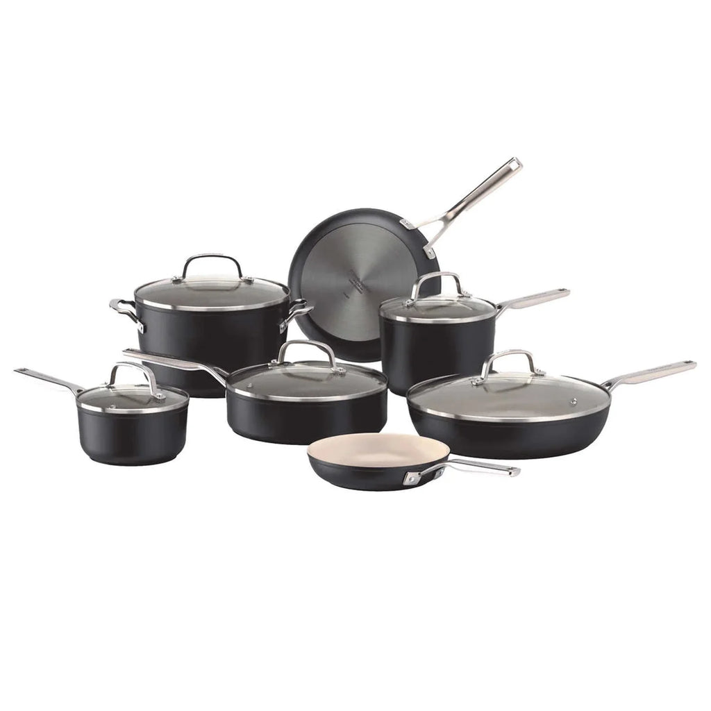 12-piece Hard Anodized Ceramic Non-Stick Cookware Set G62407