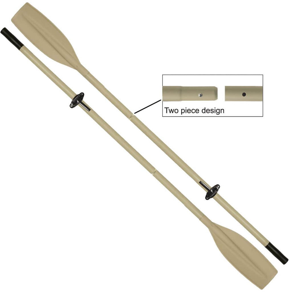 Heavy Duty Aluminum Oars, Split Shaft, 2 Piece, Pair F355325