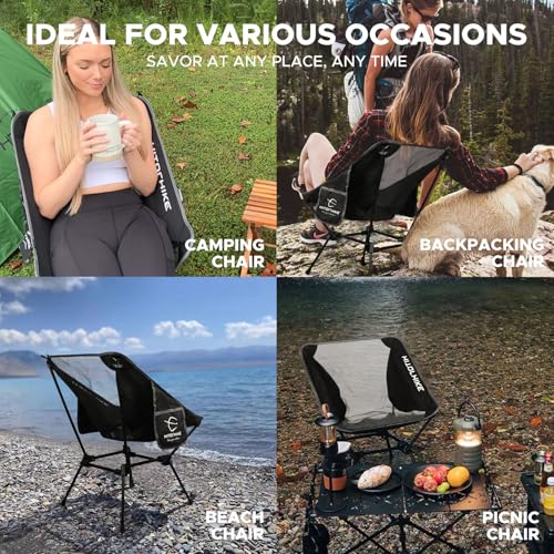 Compact Ultralight Camping Chair with Carry Bag B4120