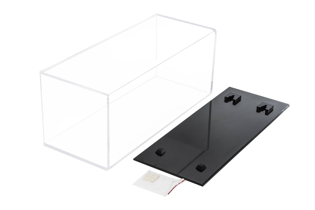 Acrylic Display Case with Black Back and Wall Mount 5.5 x 5.5 x 13.25 C120440