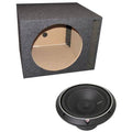 12 Inch 800 Watt 2-Ohm Car Audio Subwoofer with Sub Box P726436
