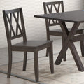 Gray Set of 2 Wooden Dining Chairs U8242