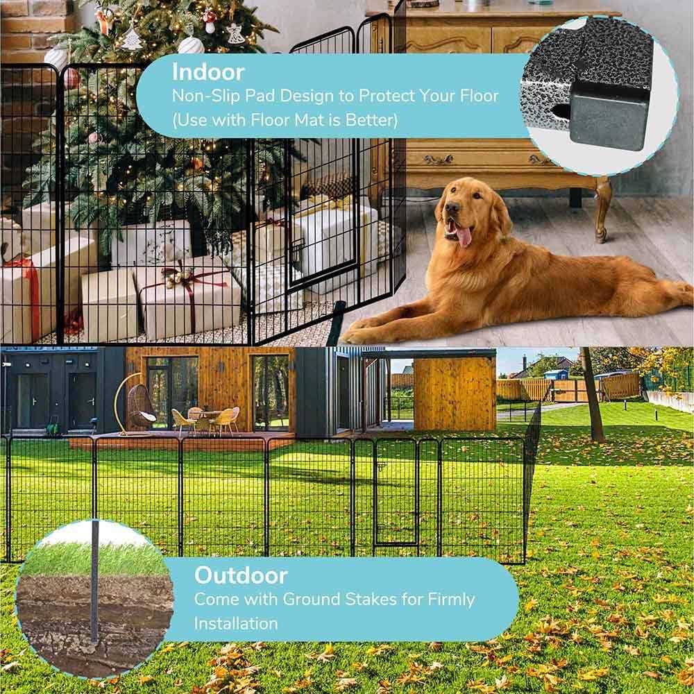 Extra Large Dog Exercise Fence Panel V227361