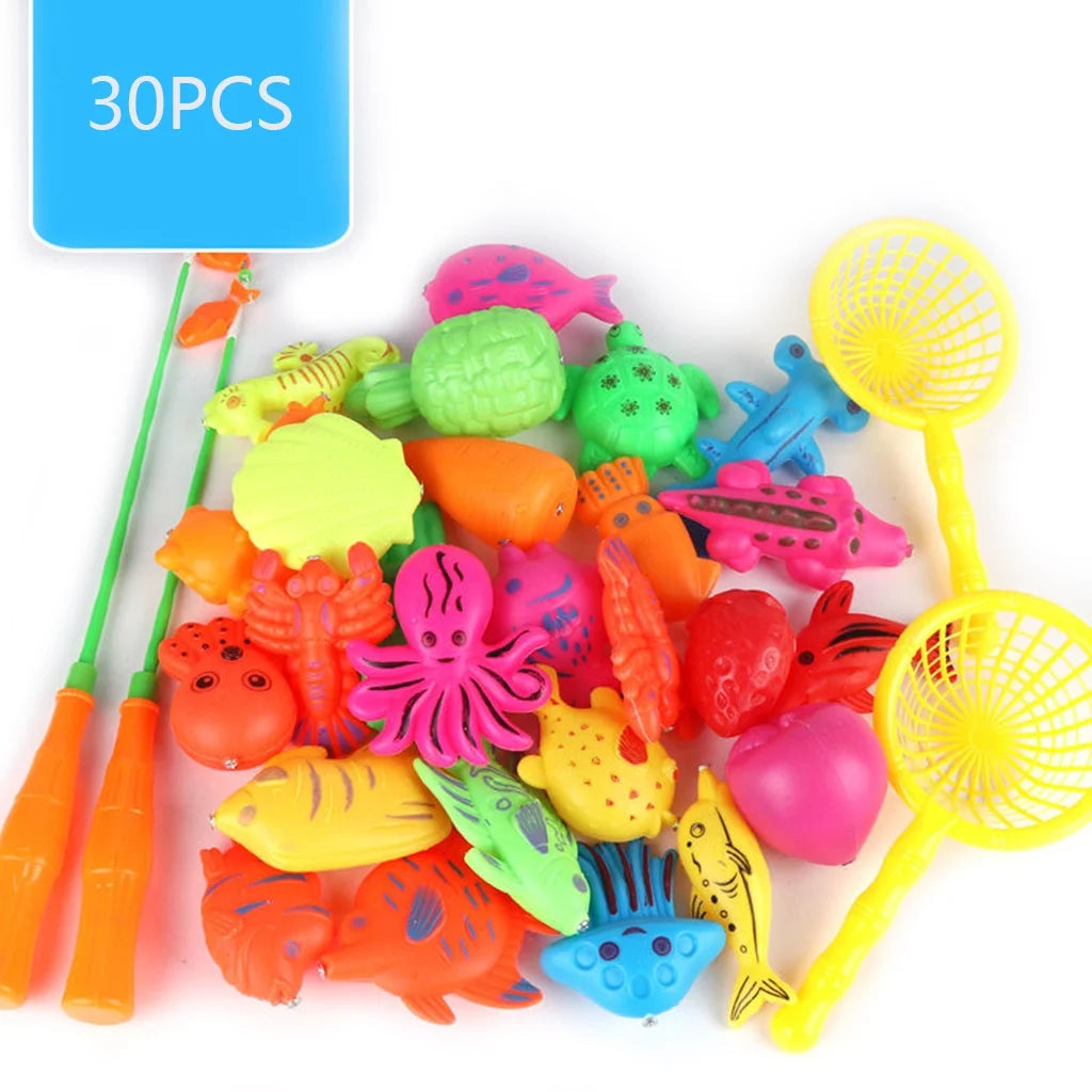 Magnetic Fishing Toys Plastic Fish Rod Set R47118