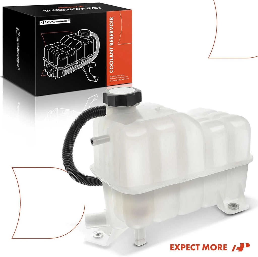 Engine Coolant Recovery Tank with Cap & Sensor H344663
