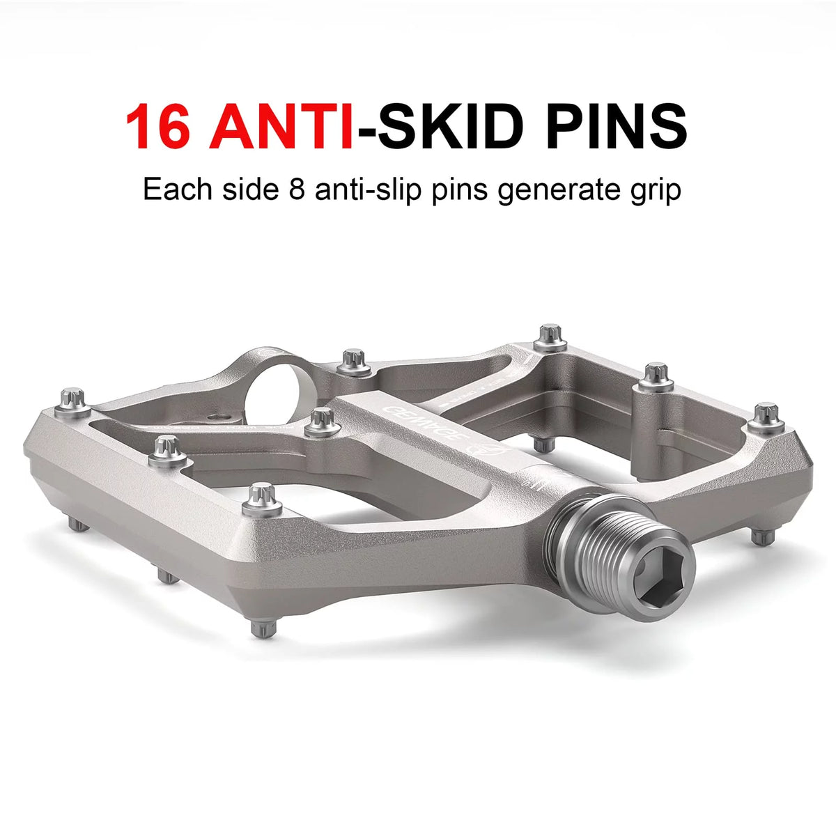 3 Bearings 9/16” CNC Machined Flat Bike Pedals X688