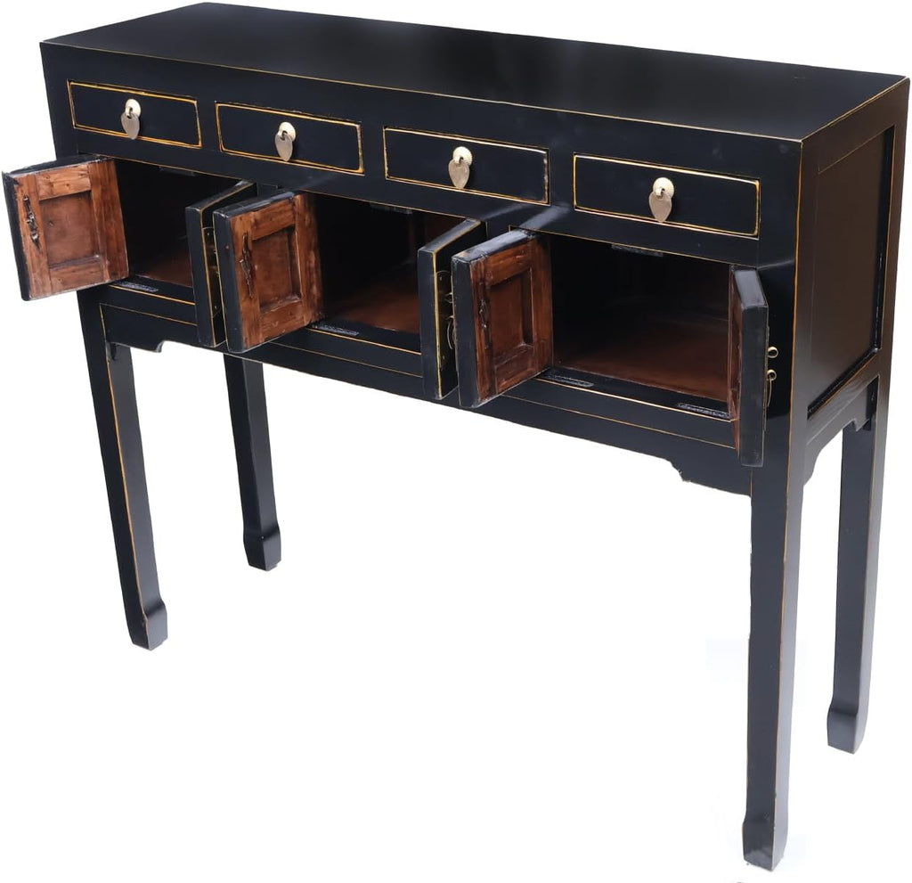 Black Lacquer Console Table M700