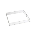 Fire Pit Glass Wind Guard, Square, 35.5x35.5x22 B85469
