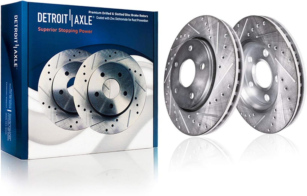 Drilled & Slotted Front Brake Kit Rotors & Pads K908001
