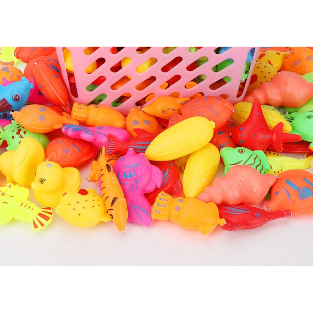 Magnetic Fishing Toys Plastic Fish Rod Set R47118