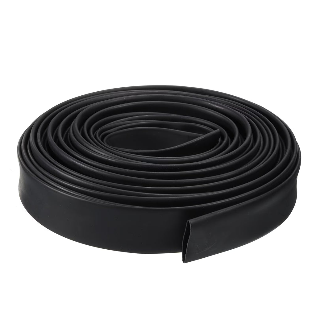 20mm Dia 33ft 4:1 Dual Wall Adhesive Lined Waterproof Heat Shrink Tubing Black S675769