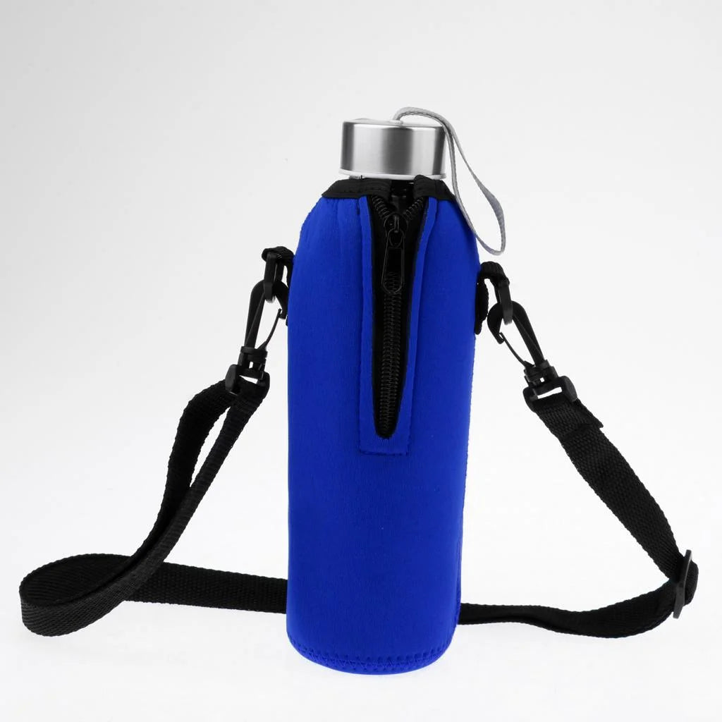 Neoprene 750ml Water Bottle Holder Insulated Carrier Bag with Adjustable Straps N628