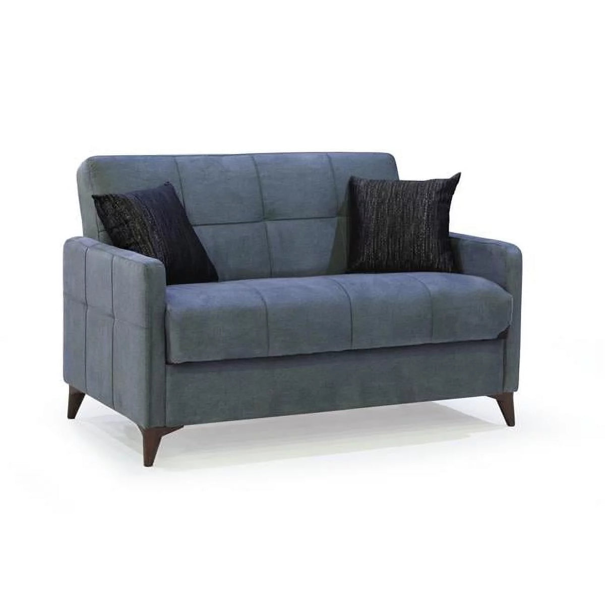 Grey Convertible Loveseat Sleeper E774