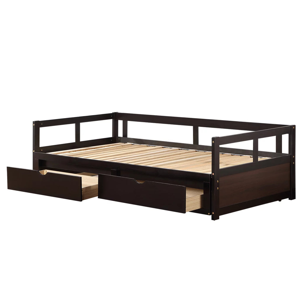 Pull-out Sofa Bed with Two Storage Drawers V61296