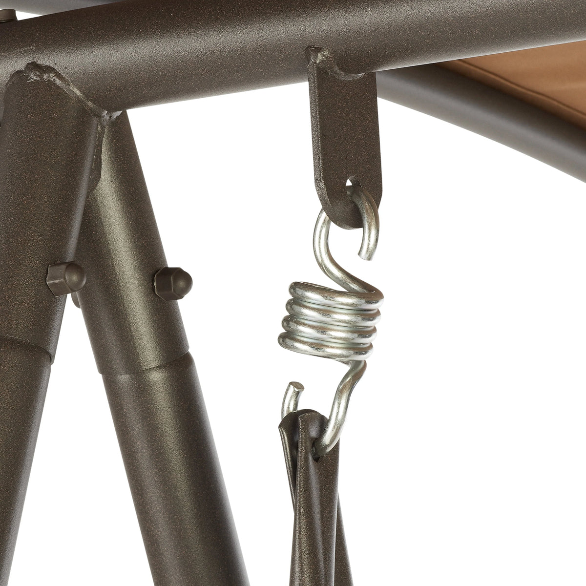 2-Seat Steel Canopy Porch Swing L50357