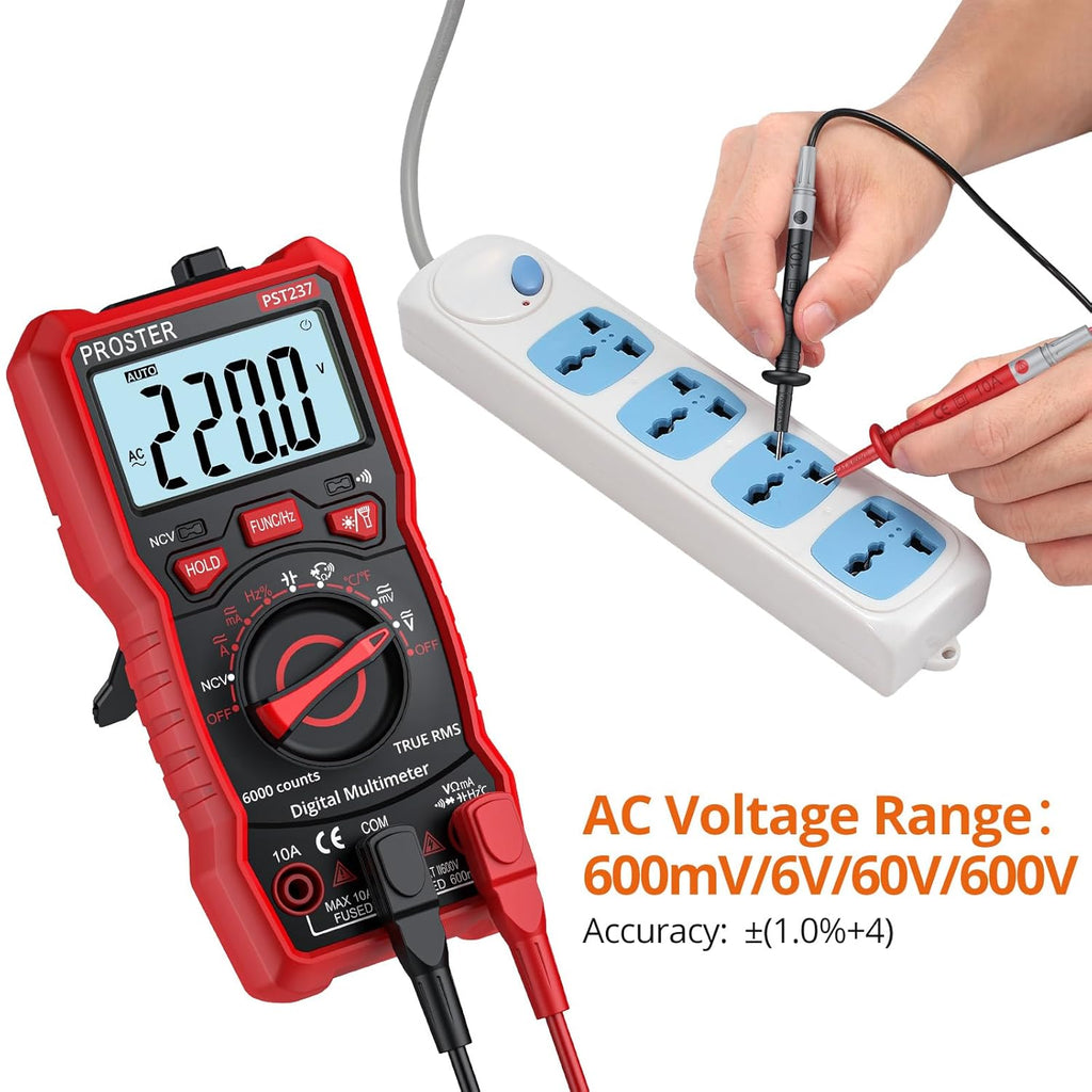 6000 Counts TRMS Auto Range Digital Multimeter S2514