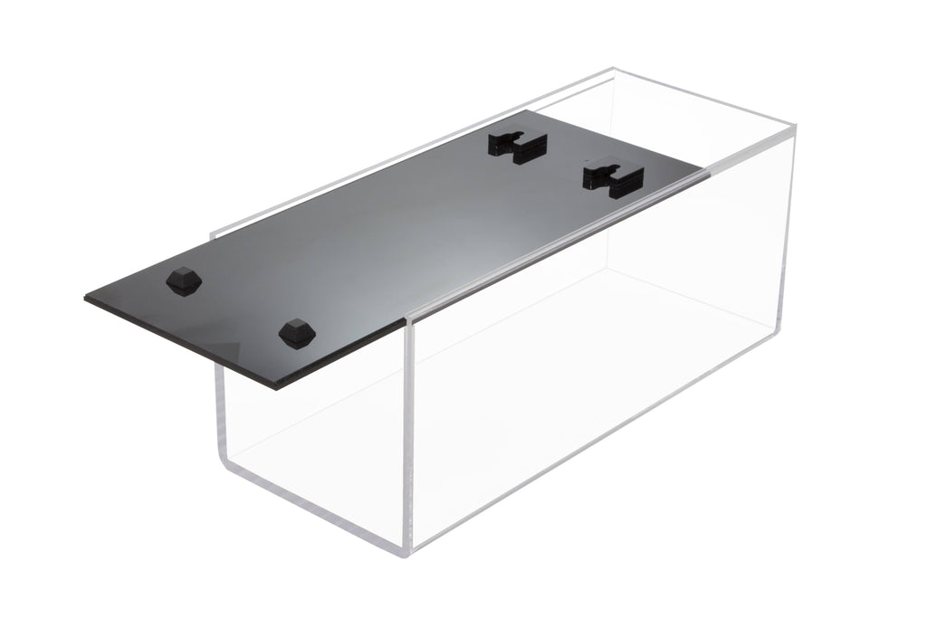 Acrylic Display Case with Black Back and Wall Mount 5.5 x 5.5 x 13.25 C120440