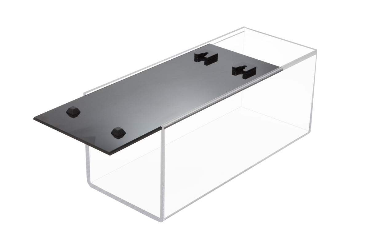 Acrylic Display Case with Black Back and Wall Mount 5.5 x 5.5 x 13.25 C120440